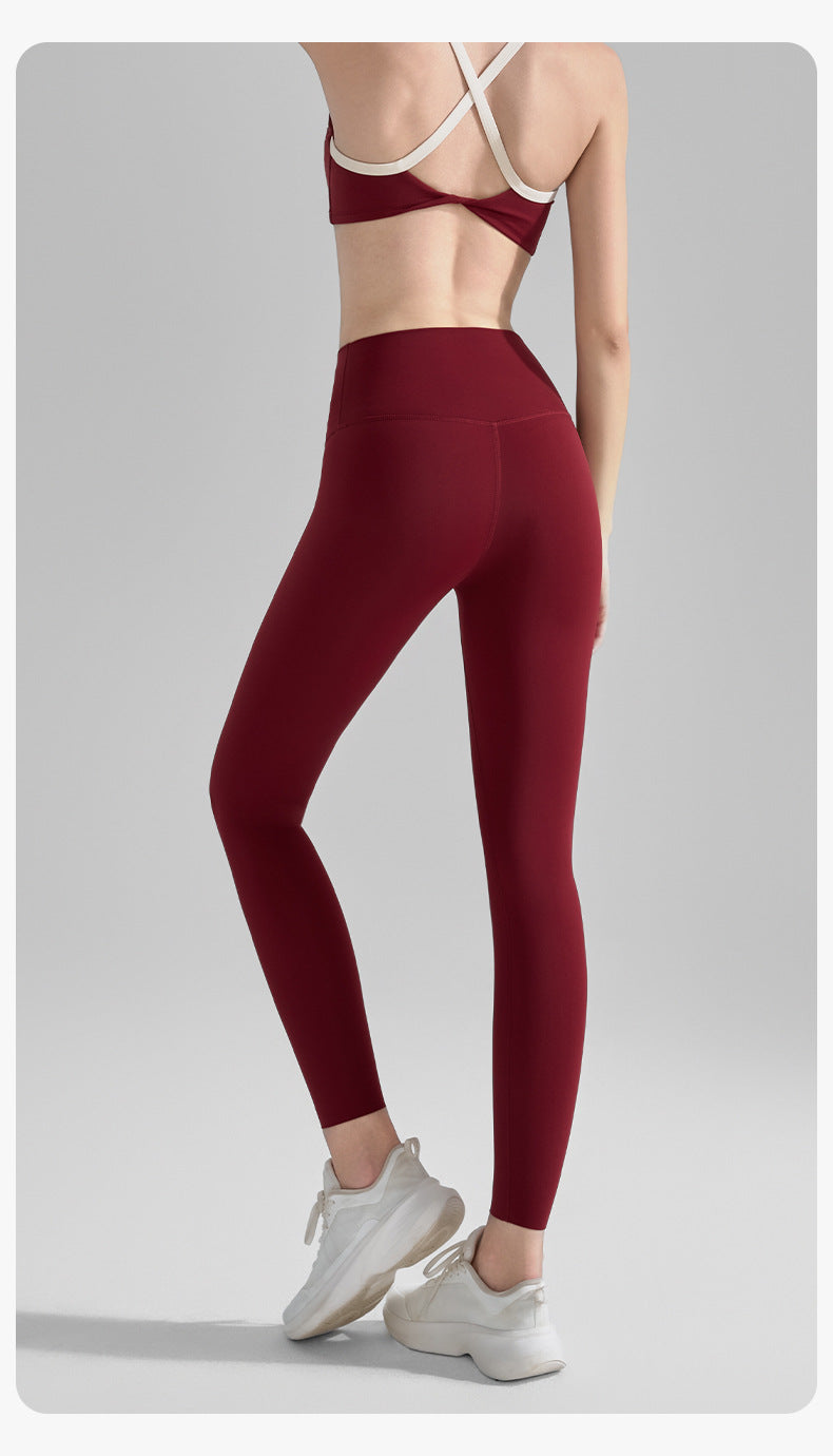 High Waist Girls Yoga Pants Stretch Slim Fit
