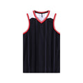 Striped Basketball Jersey Set For Training Games