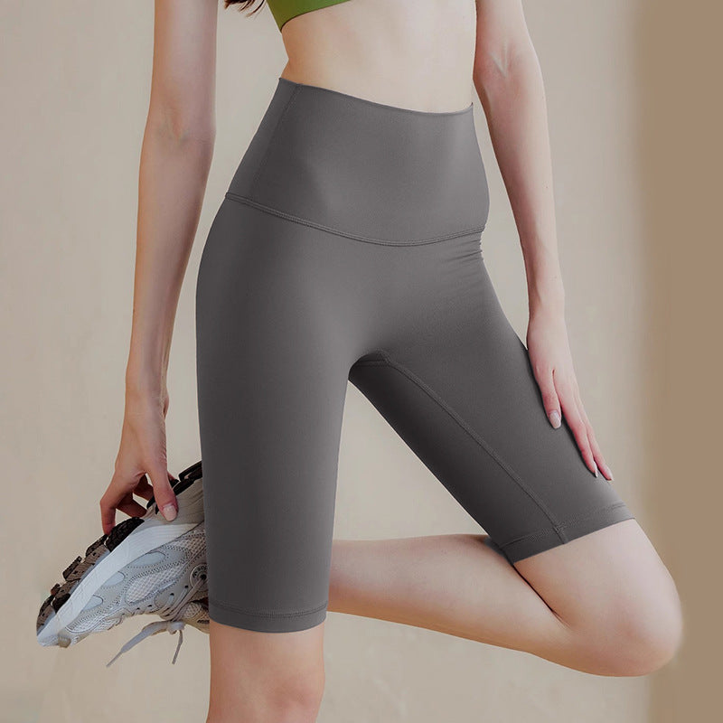 Seamless High Waist Yoga Shorts Gym Fit