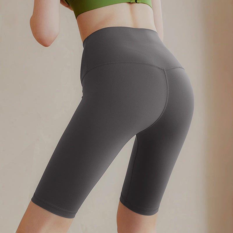 Seamless High Waist Yoga Shorts Gym Fit