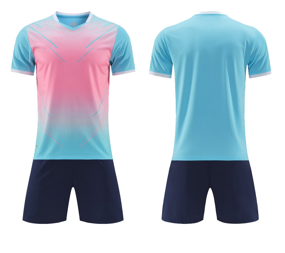 Kids Soccer Jersey Set Short Sleeve Quick Dry