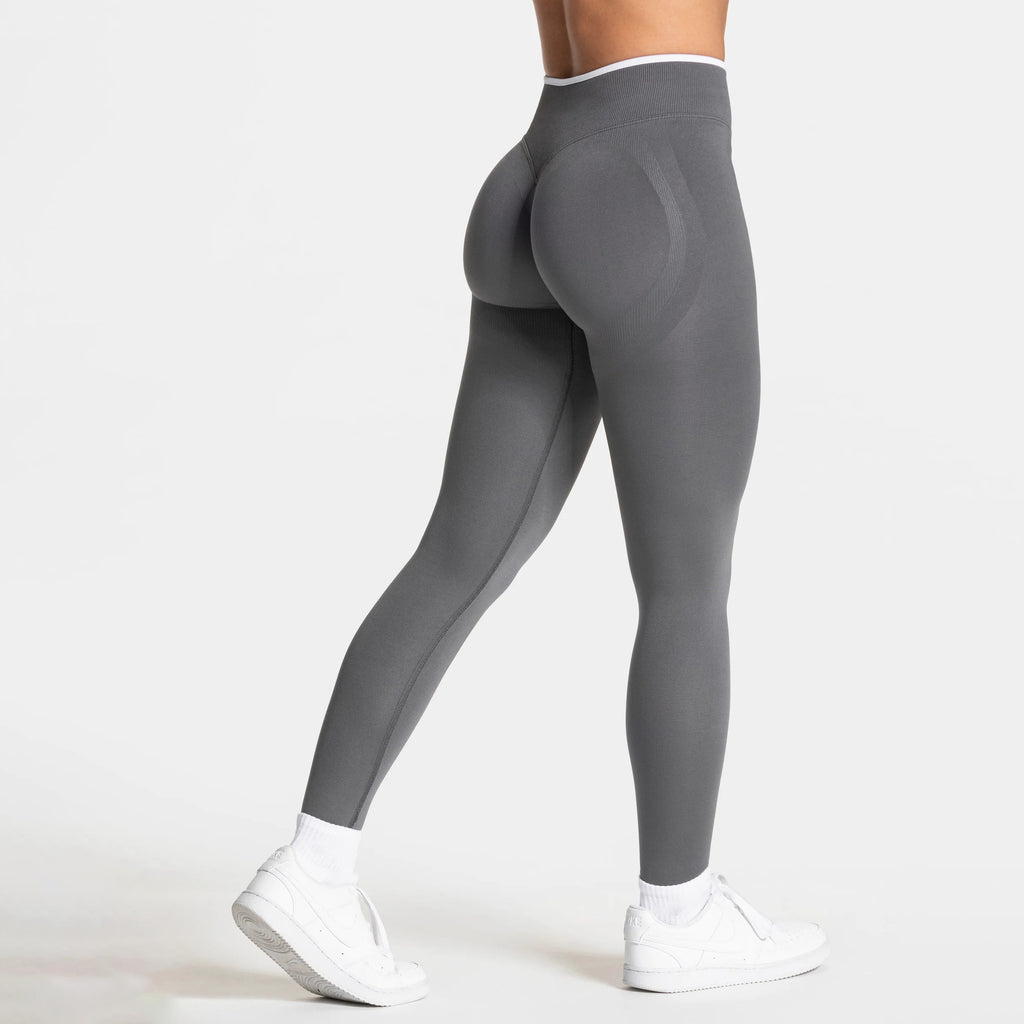 High Waist Seamless Yoga Leggings With Pockets