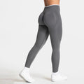 High Waist Seamless Yoga Leggings With Pockets