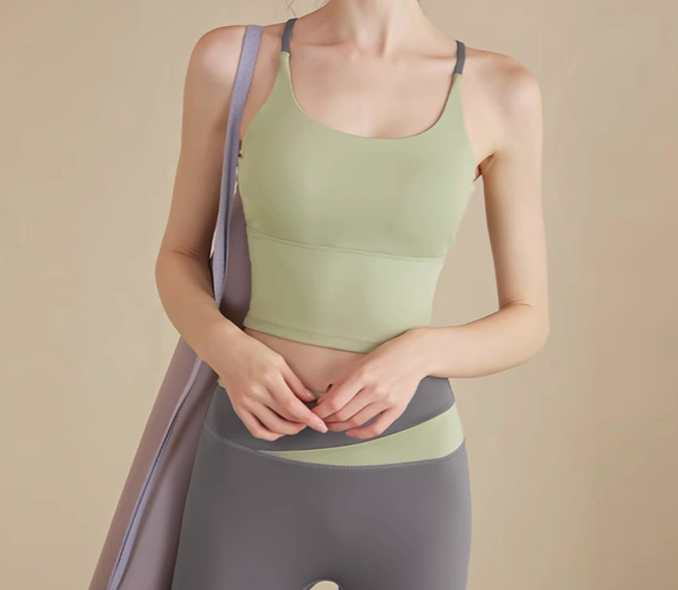 Seamless Padded Yoga Tank Top Breathable Women
