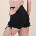 Drawstring High Waist Running Yoga Shorts Women