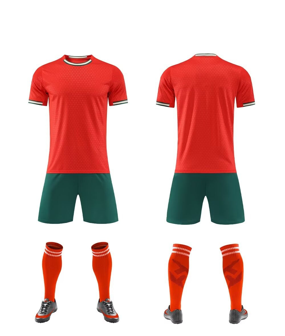 Quick Dry Soccer Jersey Set Moisture Wicking