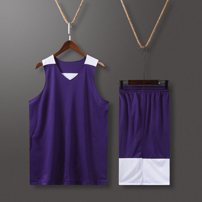 Reversible Basketball Jersey Set For Training Games