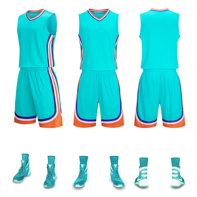 Breathable Basketball Jersey Set For Team Matches