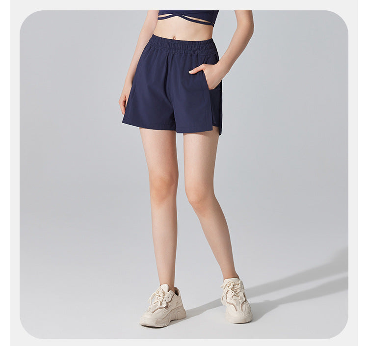 Loose Fit Pocket Running Shorts Women