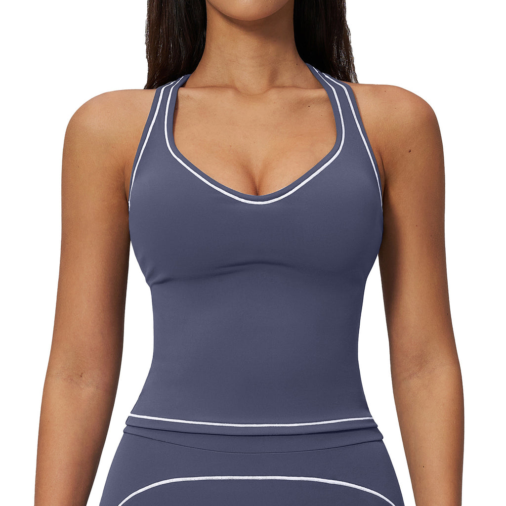 Soft Racerback Workout Tank Top Women Gym