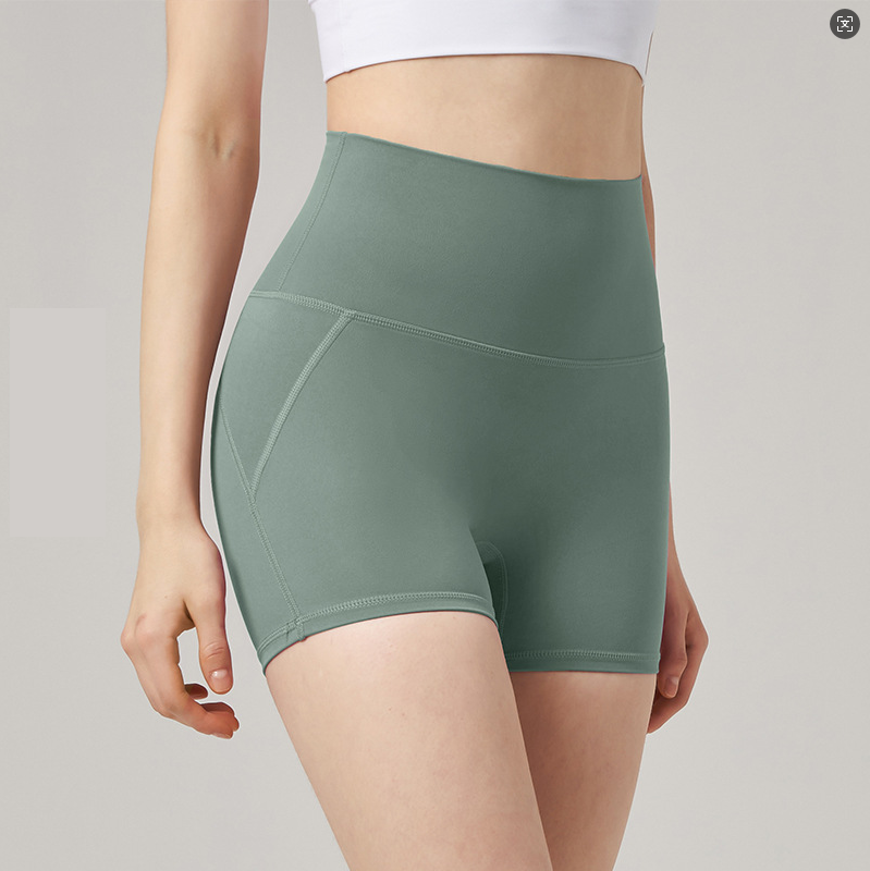 High Waisted Seamless Yoga Shorts Butt Lift