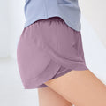Breathable Mesh Double Layer Running Shorts Women