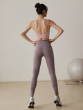 Padded Sports Bra Thin Strap Yoga Tank Top