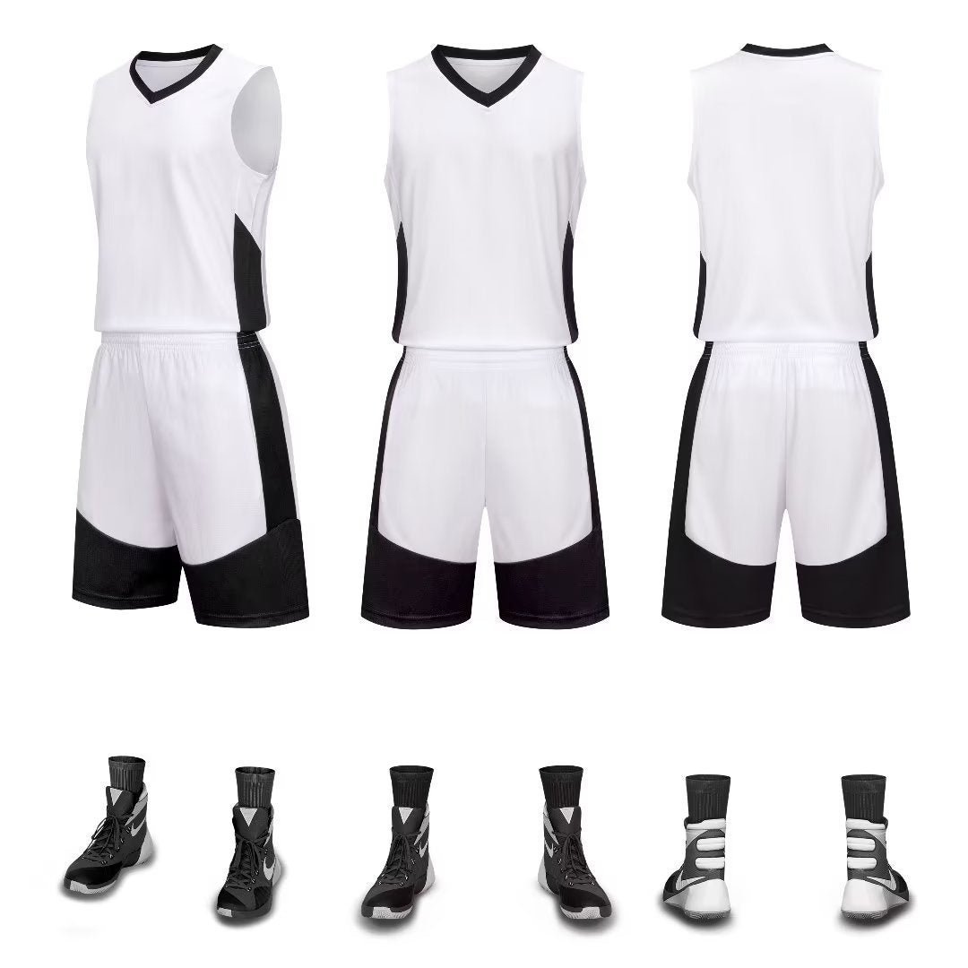 Plus Size Basketball Jersey Set Quick Dry