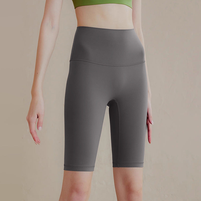 Seamless High Waist Yoga Shorts Gym Fit