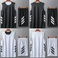 Mesh Reversible Basketball Jersey Set Breathable
