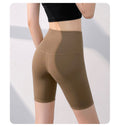 Seamless High Waist Anti Roll Yoga Shorts Women