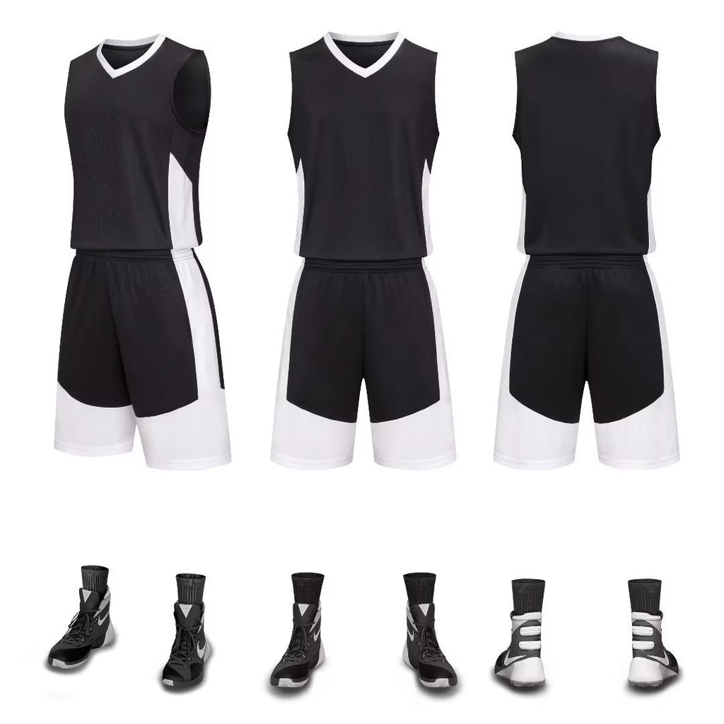 Plus Size Basketball Jersey Set Quick Dry