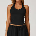 Brushed V Back Sports Tank Slim Fit