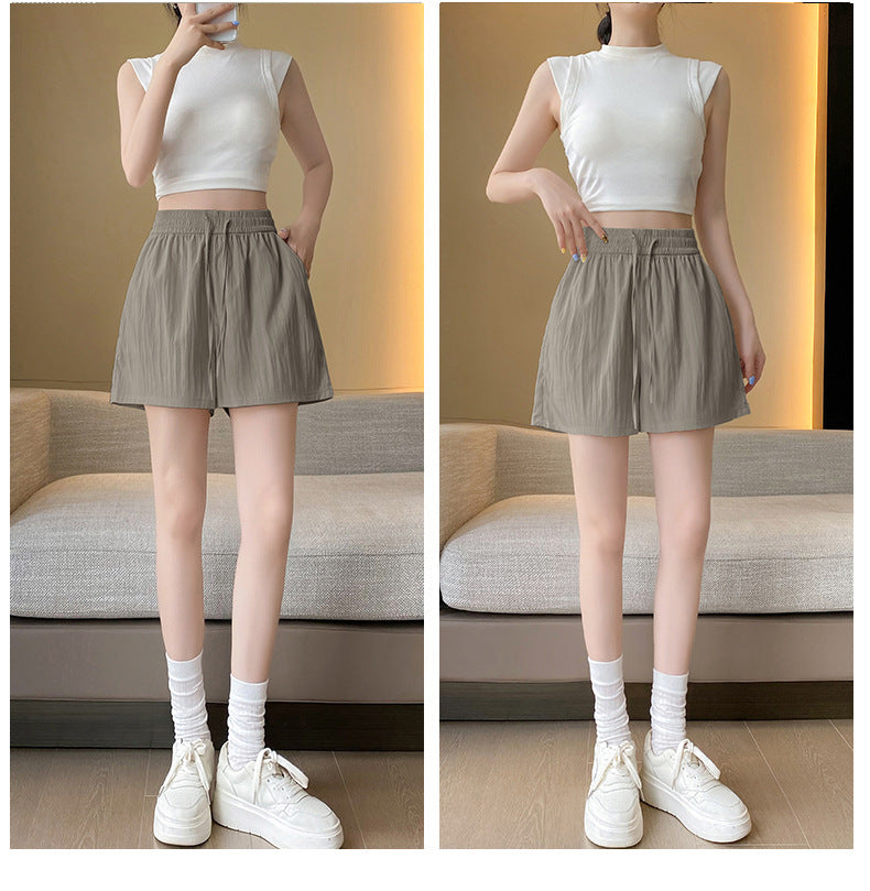 High Waisted Wide Leg Athletic Shorts Women