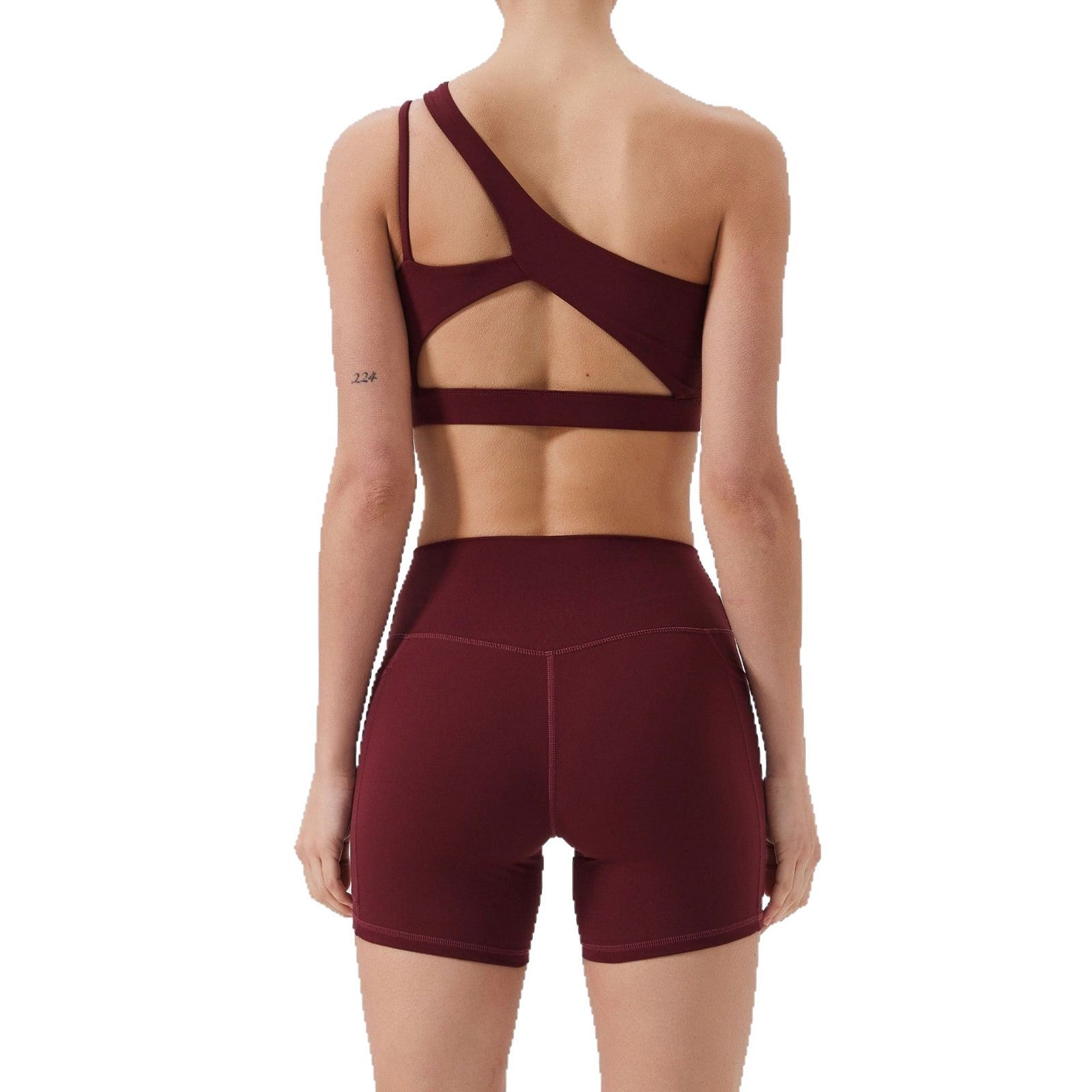 Quick Dry High Waist Running Workout Shorts Women