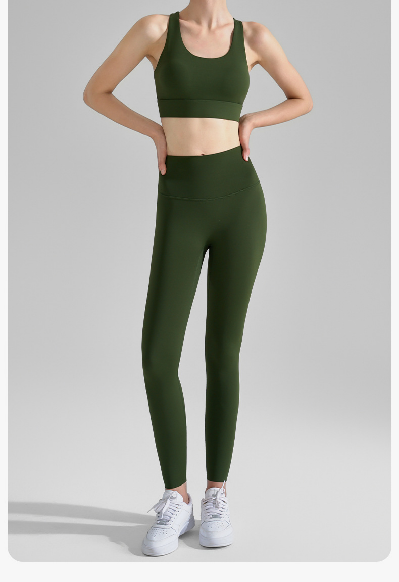 High Waist Girls Yoga Pants Stretch Slim Fit
