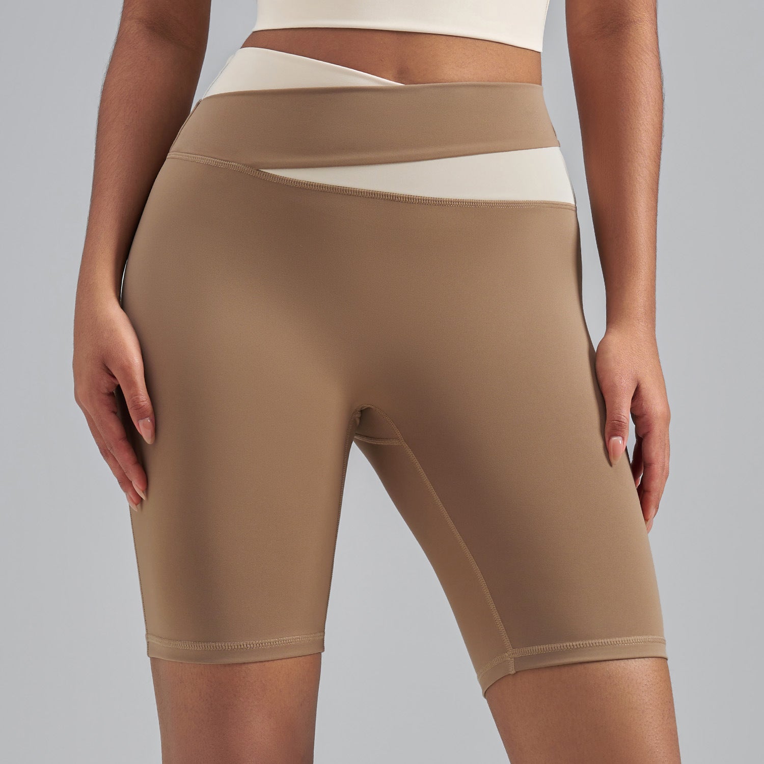 High Waist Biker Shorts Butt Lift Stretch Women