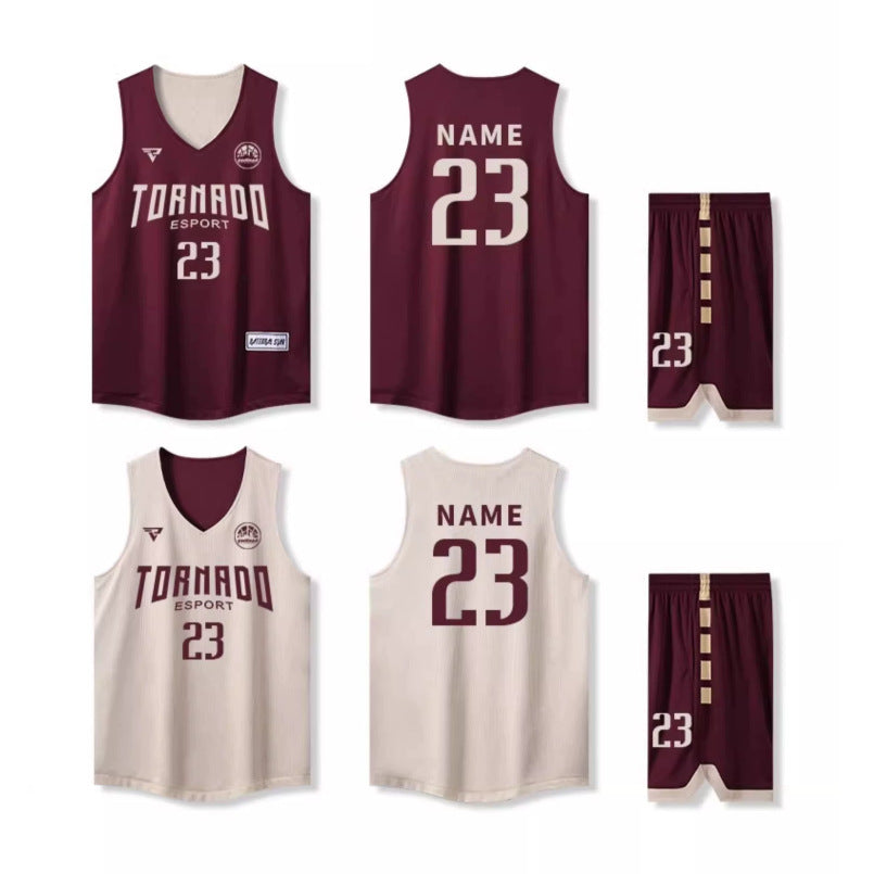Reversible Basketball Jersey Set For Training